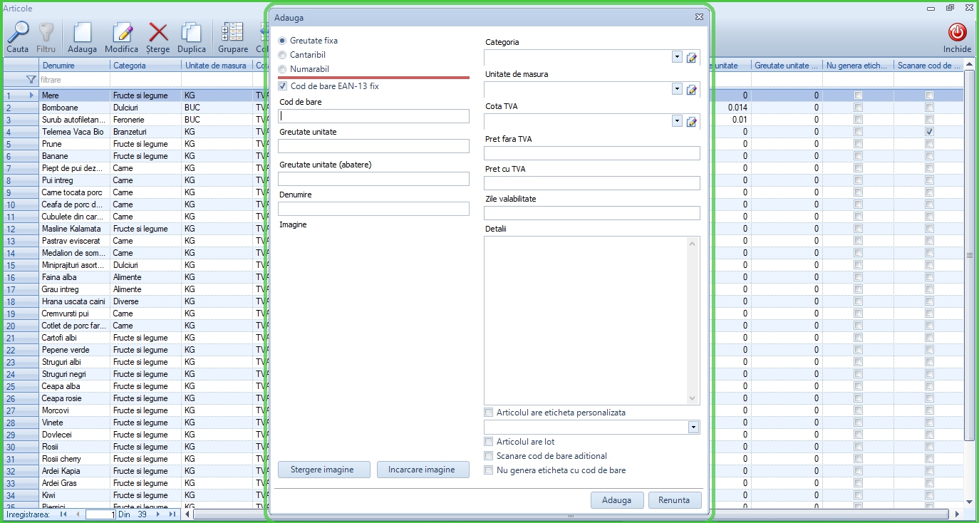 Article management & packaging forms